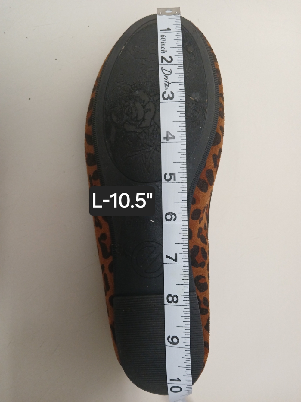 NWOT! Leopard-Print Ballet Flats - Brown/Black - Picture 6 of 7